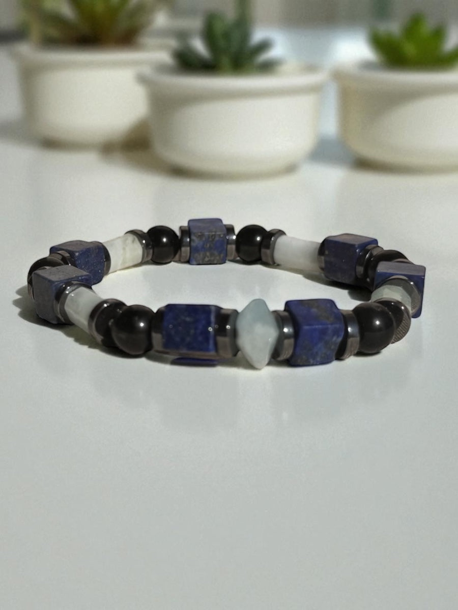 צמיד לגבר חכמת המנהיג - כוח, חכמה ותקשורת ברורה