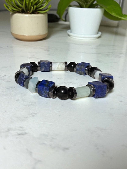 צמיד לגבר חכמת המנהיג - כוח, חכמה ותקשורת ברורה